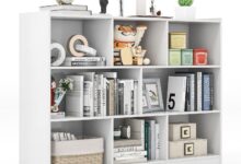 Maximizing Space With A Sleek 3 Tier Bookshelf And 8 Cubes