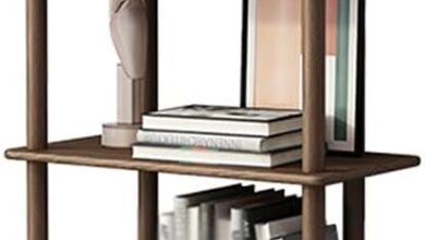 Maximizing Space With A Sturdy Stylish Three Layer Wooden Bookshelf