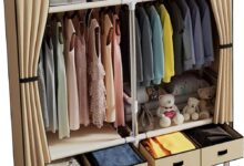 Maximizing Space With A Stylish And Easy To Assemble Canvas Wardrobe