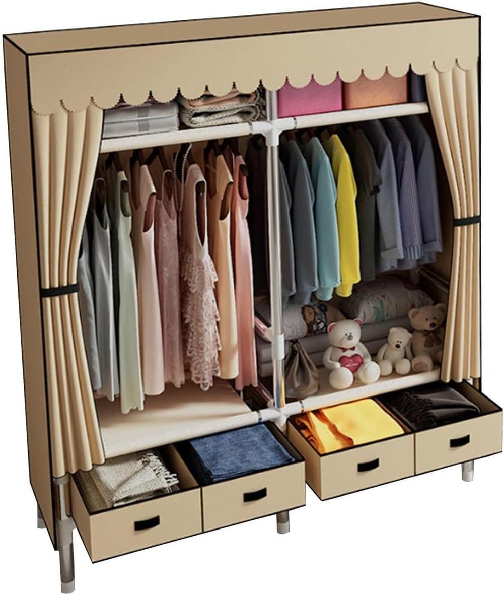 Maximizing Space With A Stylish And Easy To Assemble Canvas Wardrobe