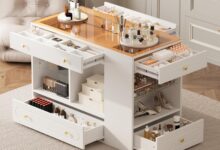 Maximizing Space With A Stylish Walk In Closet Island Storage Hub