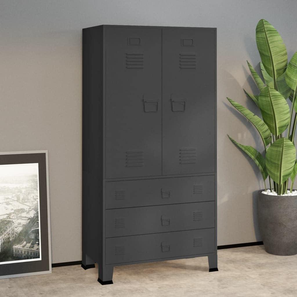 Maximizing Space With An Industrial Metal Wardrobe For Stylish Storage