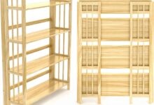 Maximizing Space With The Stony Edge Foldable 4 Tier Bookshelf