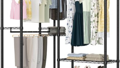 Maximizing Space With The Versatile Heavy Duty Adjustable Garment Rack