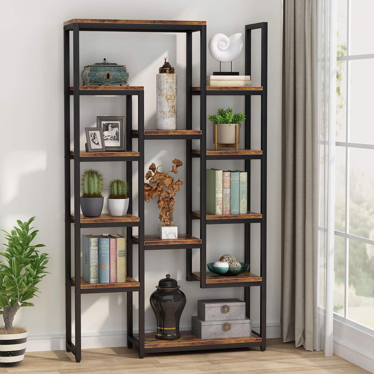 Maximizing Storage And Style With The Tribesigns 6 Tier Bookcase