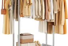Maximizing Storage With A Heavy Duty Rolling Clothes Rack That Holds It All