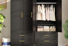 Metal Armoire 71 Wardrobe Cabinet For Your Hallway