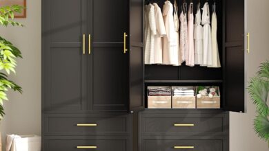 Metal Armoire 71 Wardrobe Cabinet For Your Hallway