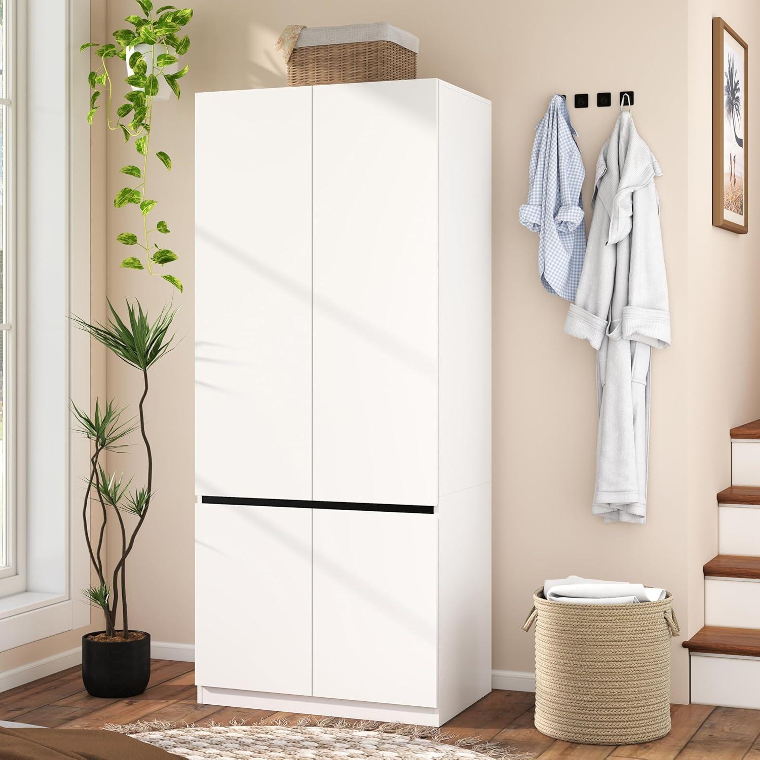 Mhsatyrs Armoire Wardrobe 75in White In Your Bedroom