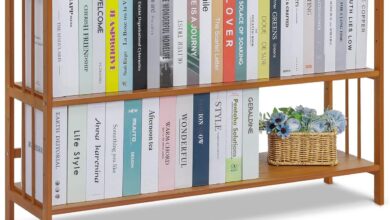 Monibloom Bamboo Bookshelf A Stylish Lightweight Storage Solution