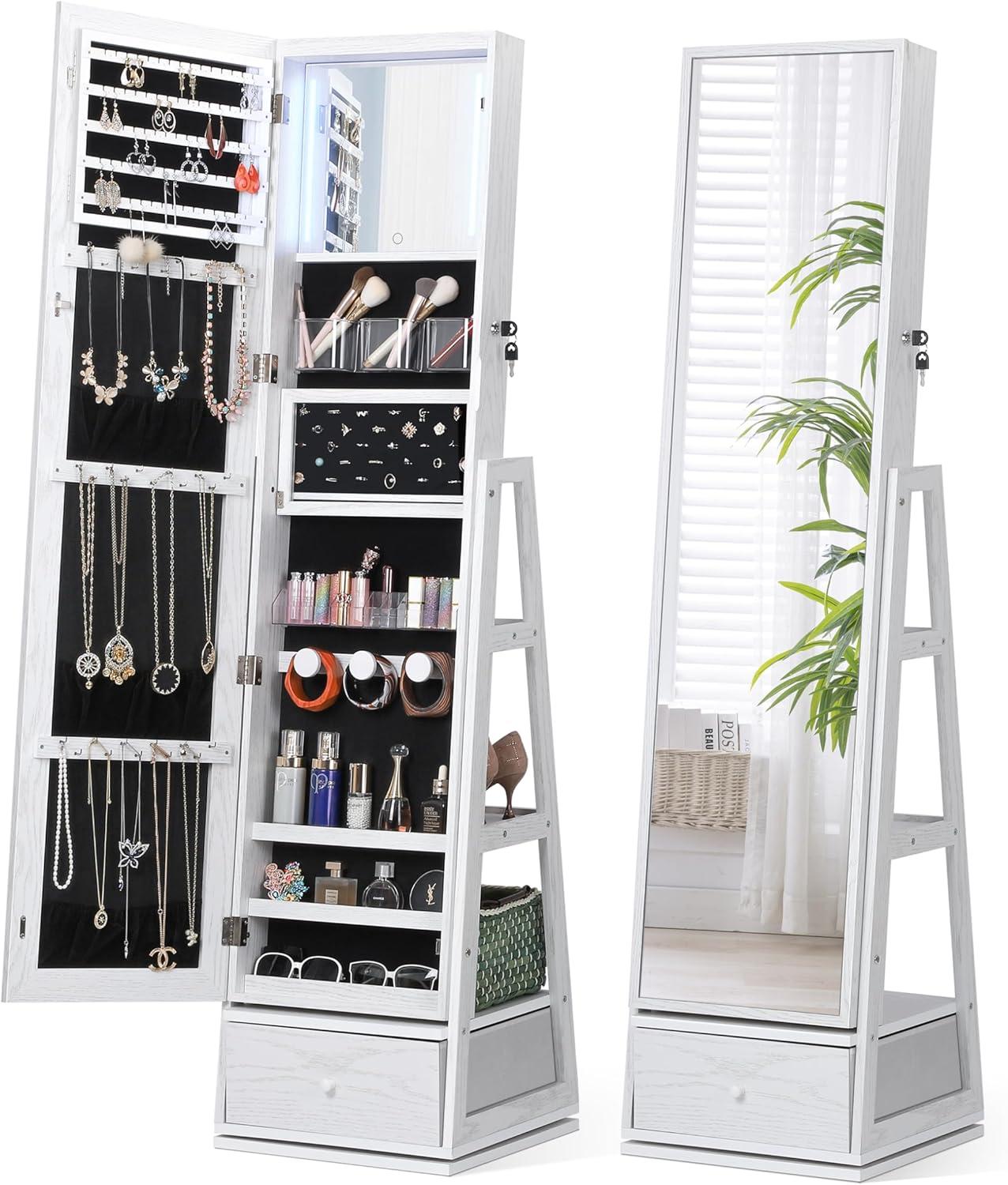 Nicetree 360 Jewelry Cabinet Review Storage Style And Smart Features