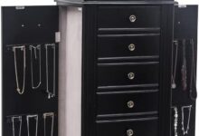 Organizing Elegance Exploring Features Of A Spacious Jewelry Armoire