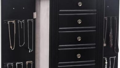 Organizing Elegance Exploring Features Of A Spacious Jewelry Armoire