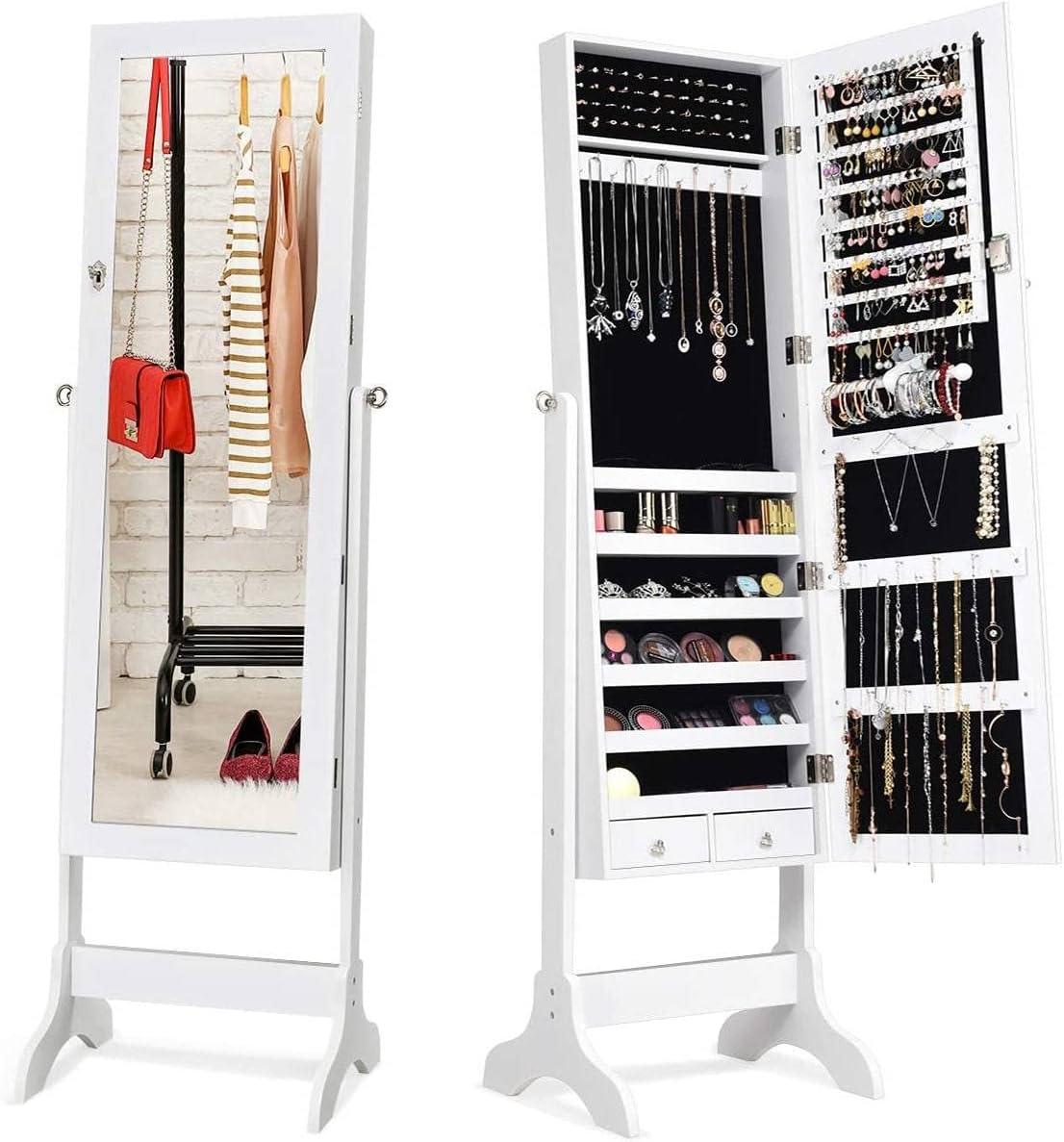 Organizing Elegance Exploring The Ldaily Freestanding Jewelry Cabinet