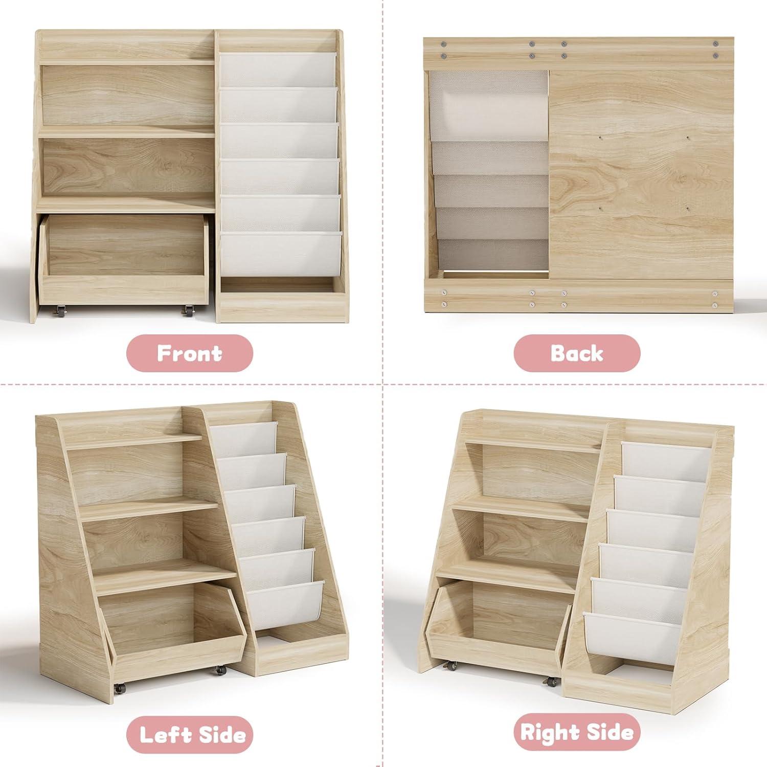 Organizing Kids' ‌Spaces: Exploring ‍COZPAW's​ Functional Oak Bookshelf