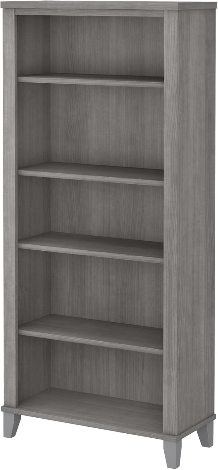 Organizing Spaces Stylishly Exploring The Bush Somerset 5 Shelf Bookcase