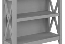 Organizing With Style Exploring The Key West 2 Shelf Bookcase In Cape Cod Gray