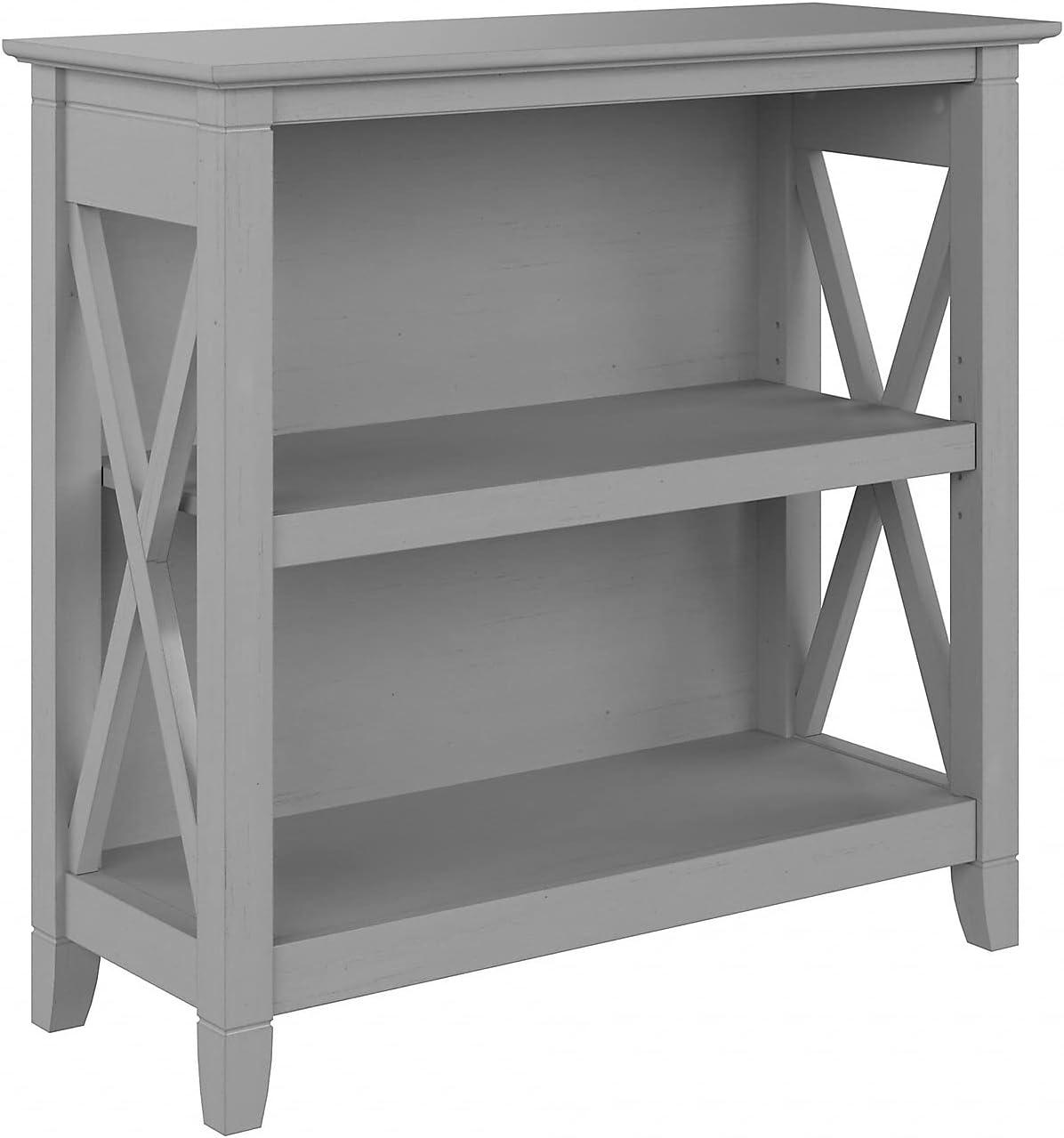 Organizing With Style Exploring The Key West 2 Shelf Bookcase In Cape Cod Gray