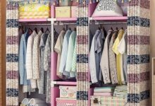 Portable Folding Wardrobe 170cm Fits Your Small Room