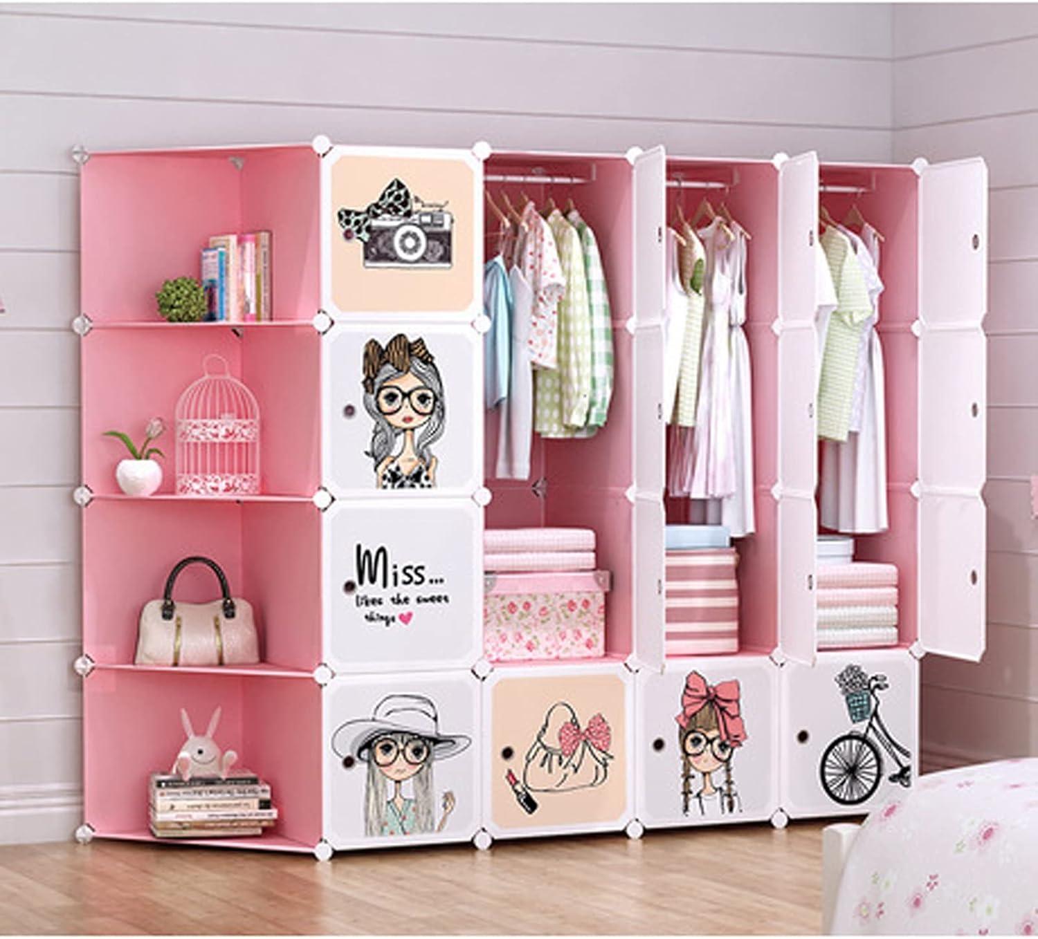 Portable Organizer​ Closet L72.8×H57.9 — in your ‍kid's room