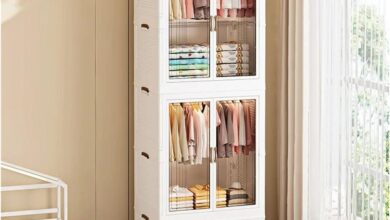 Portable Wardrobe Closet 79x59x228cm How It Fits Your Space
