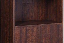 Rediscover Mid Century Charm With Vasagle Walnut 2 Tier Bookcase