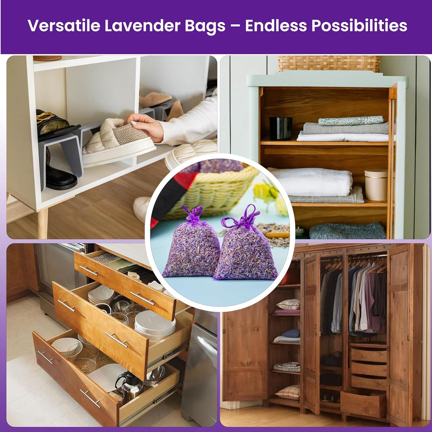 Refreshing Spaces Naturally: exploring Lavender Sachets for Drawers & Closets