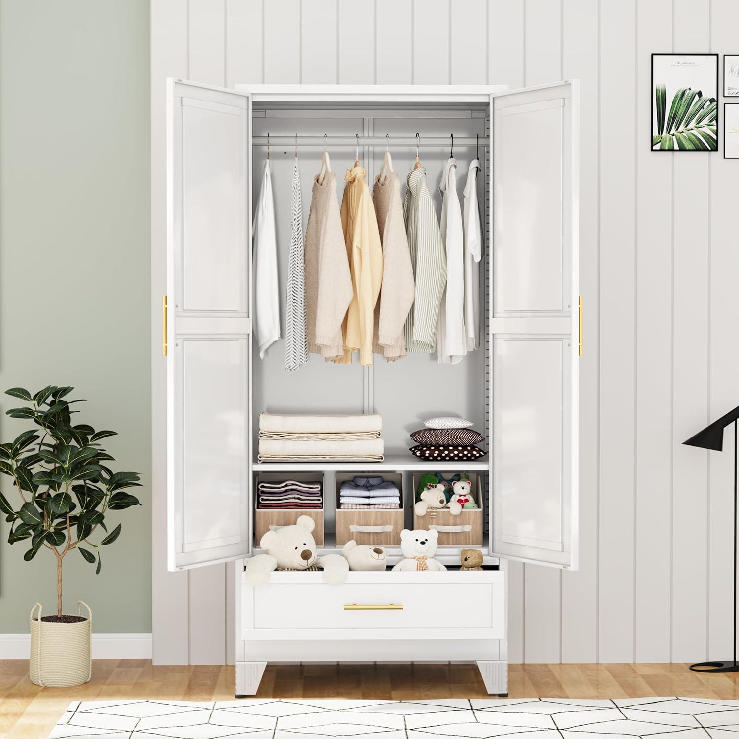 Spacious And Sturdy Exploring A Metal Wardrobe That Fits Small Spaces