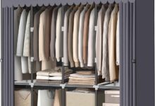 Spacious And Sturdy Exploring The Lokeme Grey Portable Wardrobe Closet