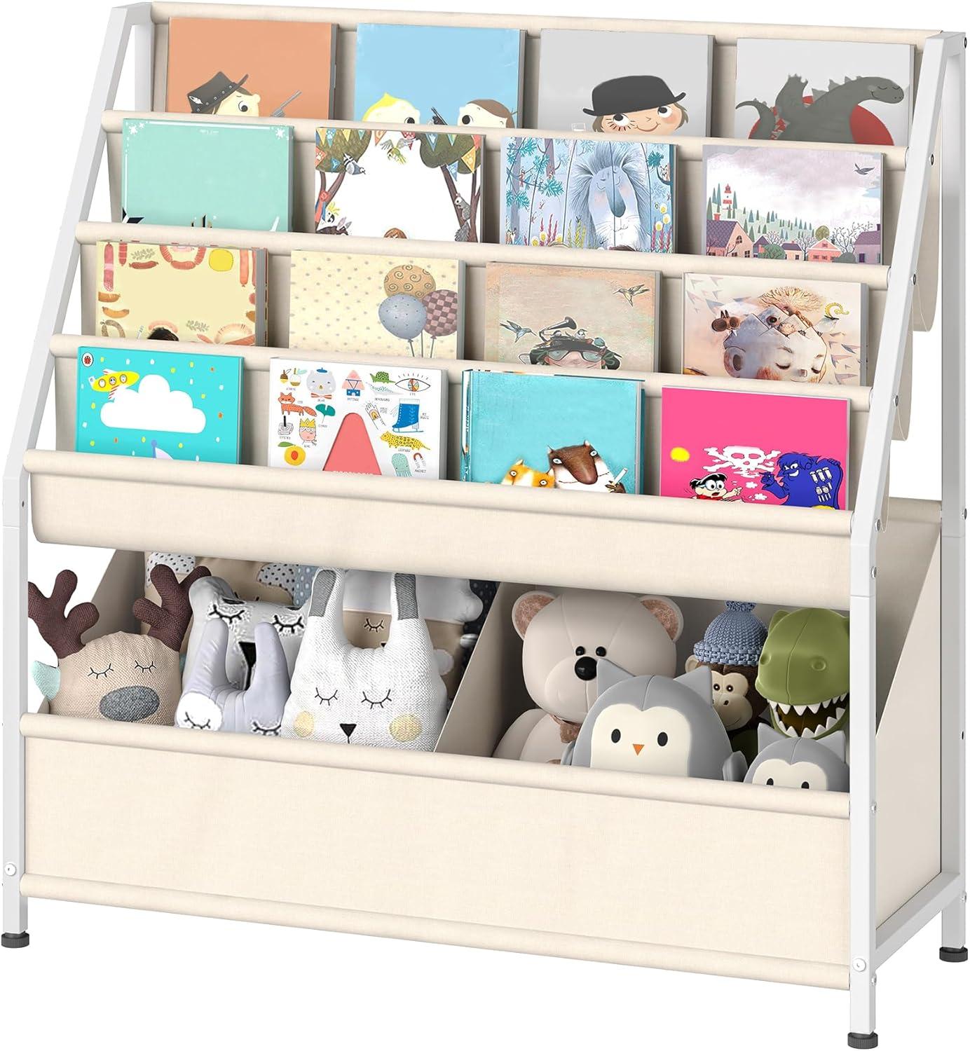 Spacious and⁢ Stylish: exploring a 4-Tier ‍Bookshelf Perfect for Kids' Rooms
