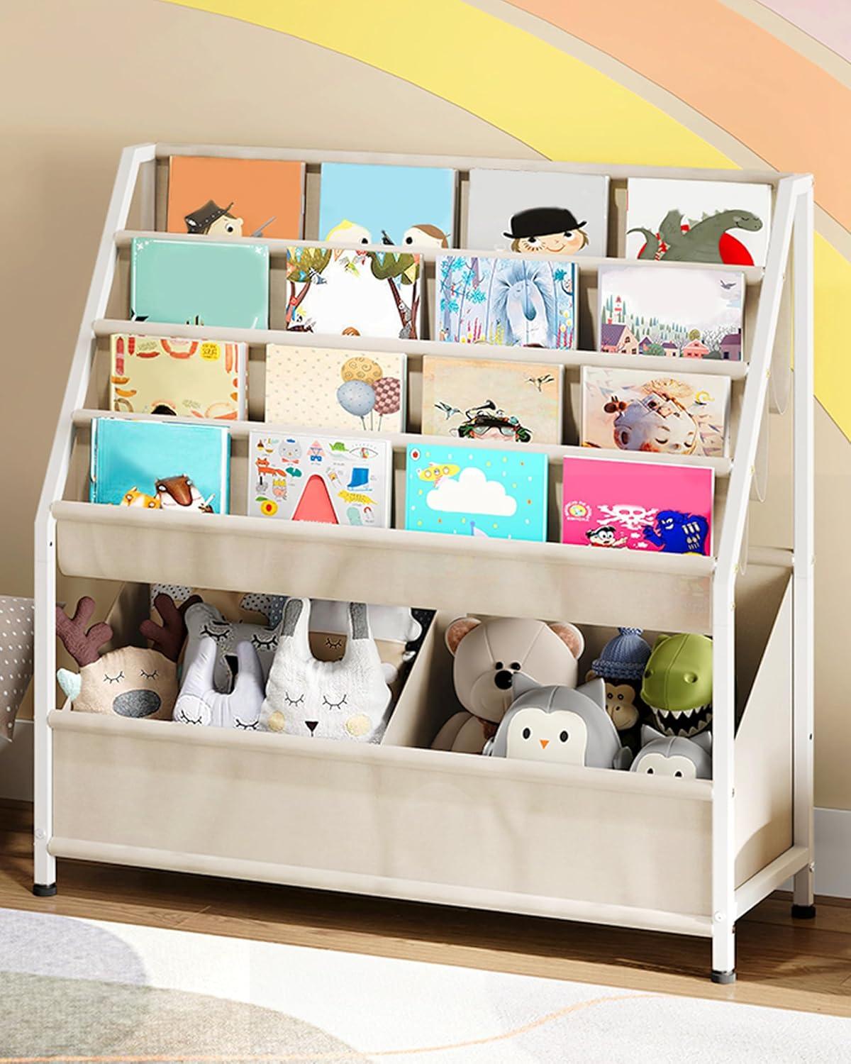 Spacious and‍ Stylish: Exploring a 4-Tier Bookshelf Perfect for Kids' Rooms