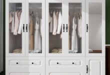 Spacious And Stylish Exploring A Modern White Armoire With Mirrored Doors