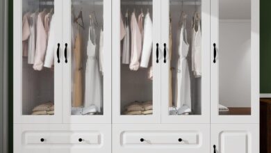 Spacious And Stylish Exploring A Modern White Armoire With Mirrored Doors