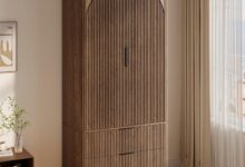 Spacious And Stylish Exploring The 701 Arched Wooden Armoire Wardrobe