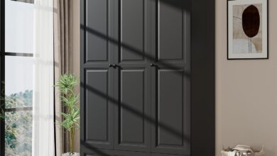Spacious And Stylish Exploring The Versatility Of A Black Wooden Wardrobe