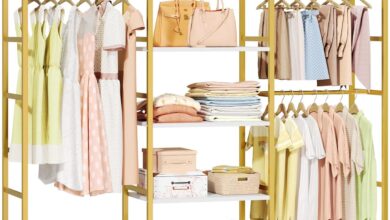 Spacious Stylish Exploring The Dwvo Heavy Duty Gold Clothes Rack