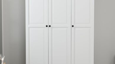Spacious Stylish How The White Armoire Closet Transformed Our Space