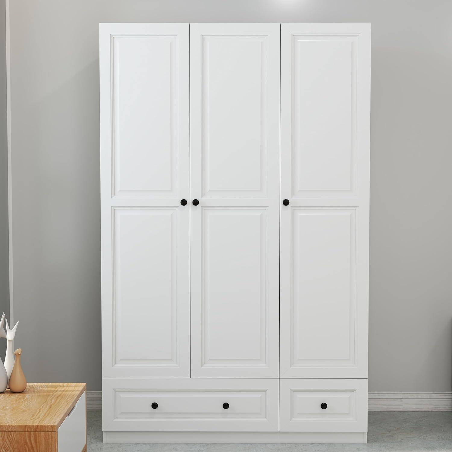 Spacious Stylish How The White Armoire Closet Transformed Our Space