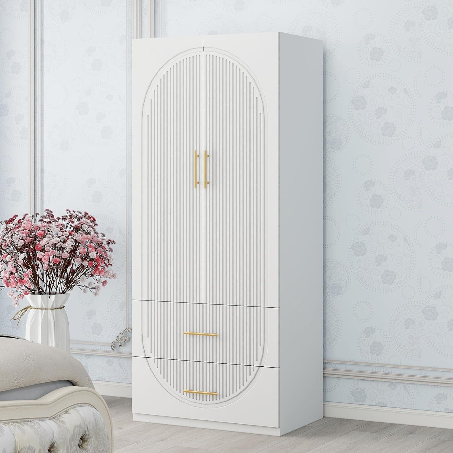 Spacious​ & ⁣Stylish: How the ⁤White Armoire wardrobe Fits Our Storage Needs