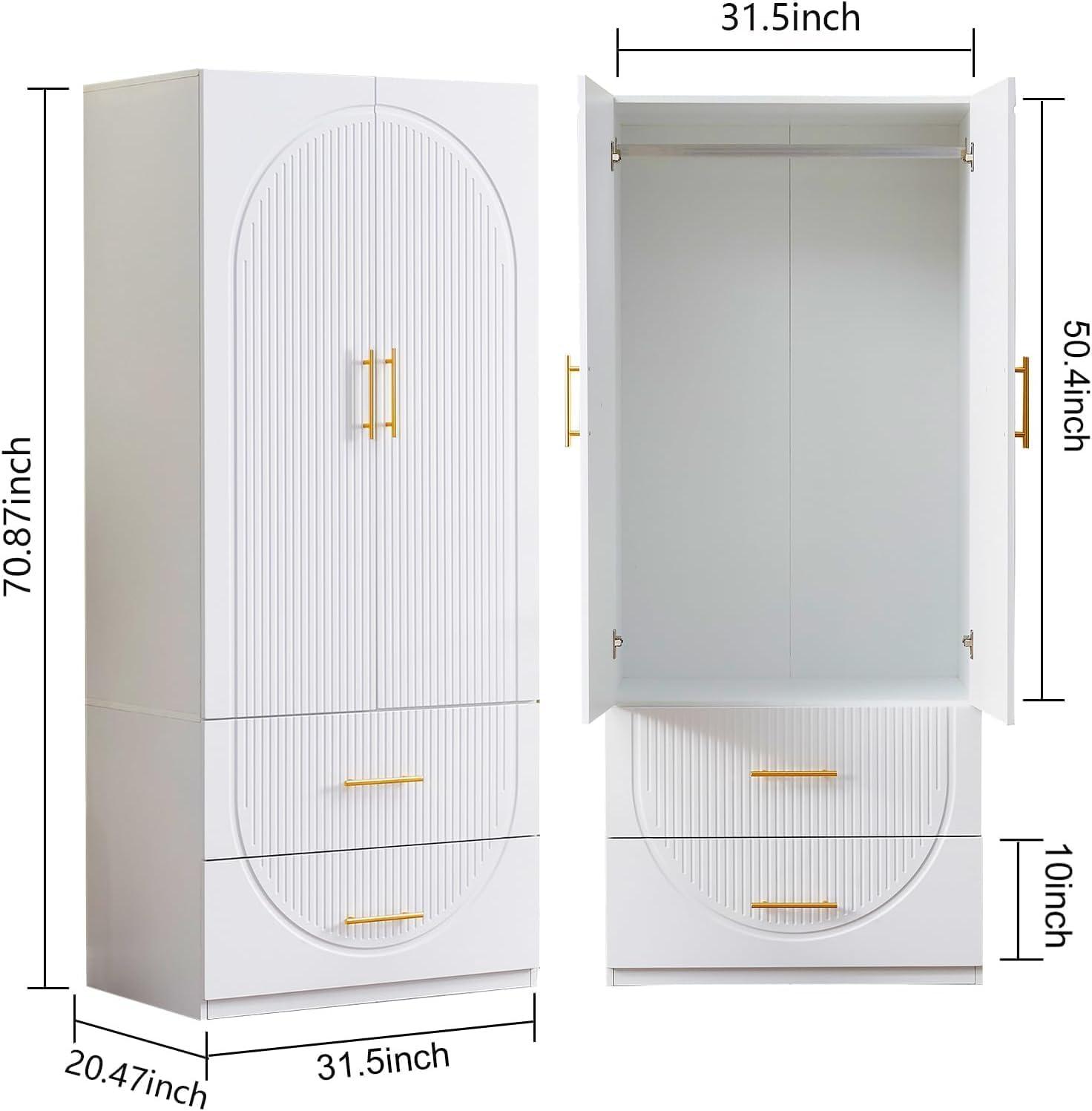 Spacious & Stylish: How the ‌White Armoire Wardrobe⁣ Fits ‍Our Storage Needs