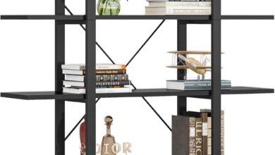 Spacious Vintage Industrial Bookshelf Style And Function Combined