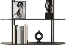Streamlining Our Space Exploring The Creative Minimalist Black Four Layer Bookshelf