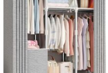 Streamlining Storage Exploring A Foldable Portable Fabric Wardrobe With Wheels