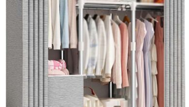 Streamlining Storage Exploring A Foldable Portable Fabric Wardrobe With Wheels