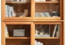 Transforming Spaces Exploring The Versatility Of A Cherry Finish Wood Bookcase