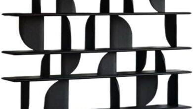 Transforming Spaces With A Full Wall Matte Black Bookshelf Storage Solution