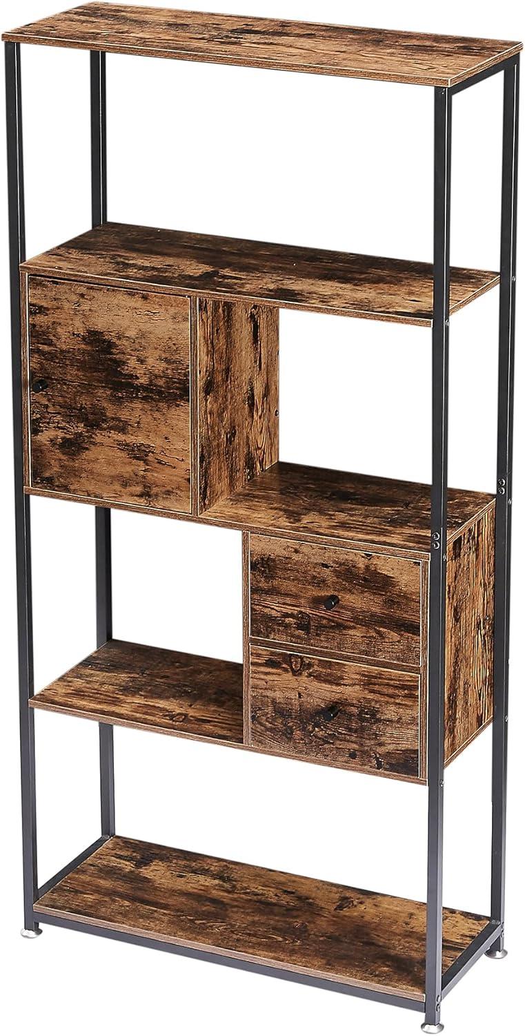 Transforming Spaces with VECELO's 5-Tier Bookshelf: Style Meets Function