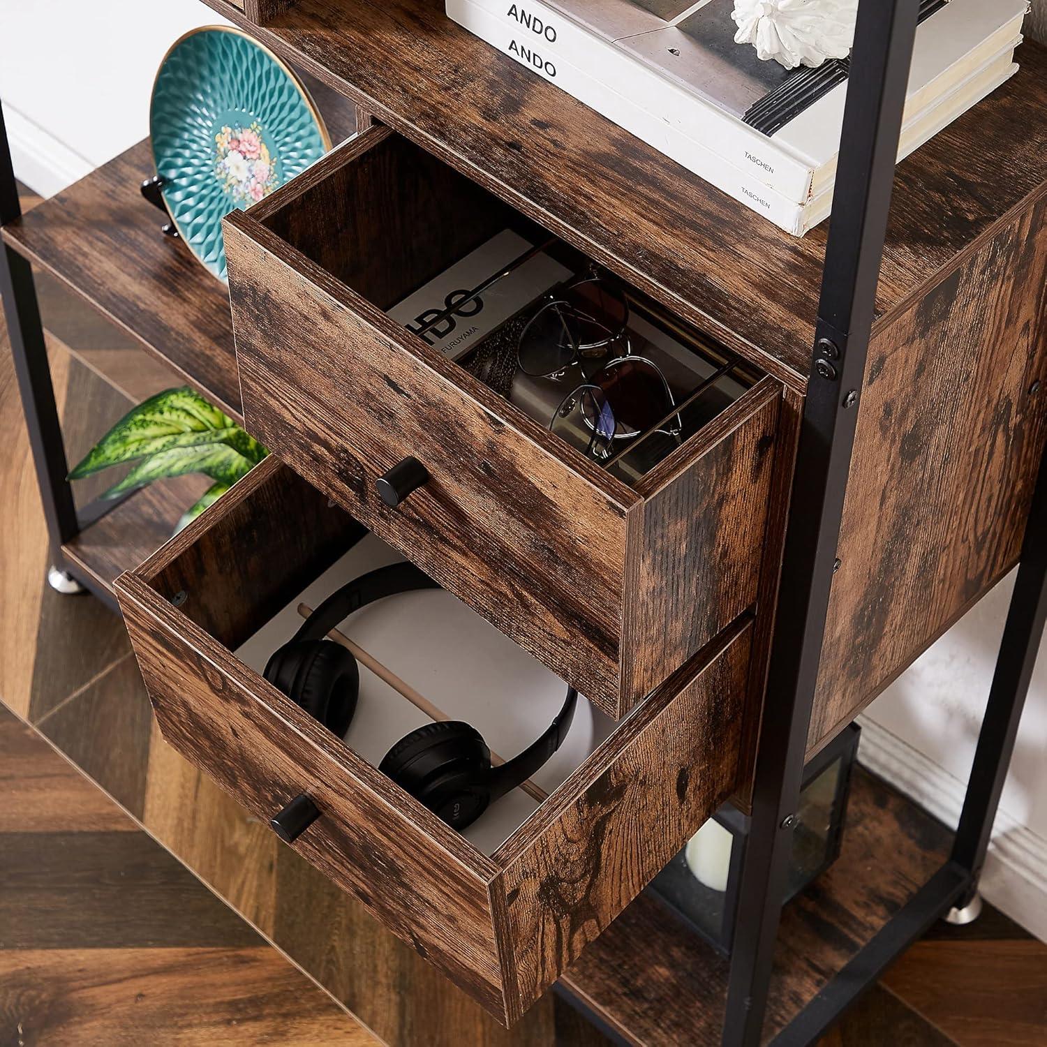 Transforming Spaces with VECELO's 5-Tier Bookshelf: Style Meets Function