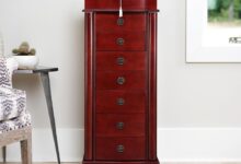 Unlocking Elegance Exploring The North 7 Drawer Jewelry Armoire Charm