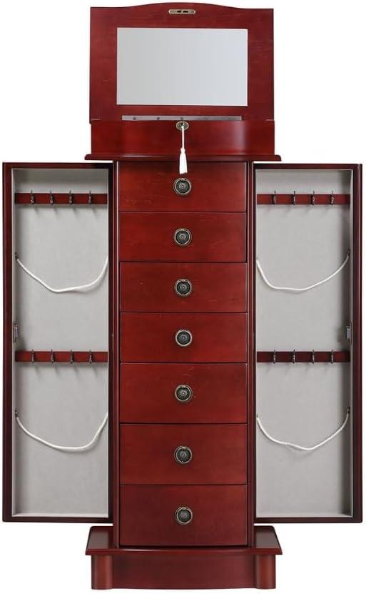 Unlocking Elegance: Exploring the North 7-Drawer Jewelry Armoire's‍ Charm